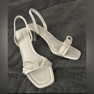 Worn once ALDO elegant slingback heels